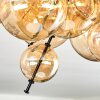 Milheiros Plafondlamp, Kogellampje Amber, 3-lichts