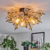 Milheiros Plafondlamp, Kogellampje Amber, 3-lichts