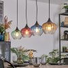 Cem Hanglamp, Hanglamp Blauw, Geel, Groen, Duidelijk, Red, 4-lichts