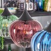 Cem Hanglamp, Hanglamp Blauw, Geel, Groen, Duidelijk, Red, 4-lichts