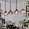 Cem Hanglamp, Hanglamp Blauw, Geel, Groen, Duidelijk, Red, 4-lichts