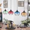 Cem Hanglamp, Hanglamp Blauw, Geel, Groen, Duidelijk, Red, 4-lichts