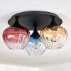 Cem Plafondlamp Blauw, Geel, Duidelijk, Red, 3-lichts