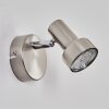Edain Wandlamp, Muurspot LED Chroom, Nikkel mat, 1-licht