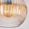 Koyoto Hanglamp, Kogellampje, Cluster hanglamp Amber, Duidelijk, Rookkleurig, 5-lichts