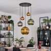 Koyoto Hanglamp, Kogellampje, Cluster hanglamp Blauw, Goud, Groen, Koperkleurig, 5-lichts