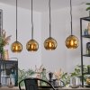 Koyoto Hanglamp, Kogellampje, Hanglamp Goud, 4-lichts