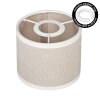 Lampenkap van stof  Bassagoda reserveonderdeel, Lampenkap Beige, Wit