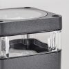 Tureby Wandlamp voor buiten, Wandlamp Antraciet, Transparant, Helder, 2-lichts