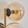 Gastor Kogellampje, Wandlamp Goud, Zwart, 3-lichts