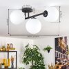 Gastor Plafondlamp, Kogellampje Wit, 3-lichts