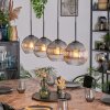 Koyoto Hanglamp, Kogellampje, Hanglamp Duidelijk, Rookkleurig, 4-lichts