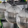 Koyoto Hanglamp, Kogellampje, Hanglamp Duidelijk, Rookkleurig, 4-lichts