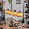 Koyoto Hanglamp, Kogellampje, Hanglamp Amber, 4-lichts