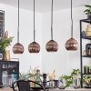 Koyoto Hanglamp, Kogellampje, Hanglamp Koperkleurig, 4-lichts