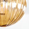 Chehalis Plafondlamp, Kogellampje Amber, Duidelijk, Rookkleurig, 5-lichts
