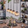Koyoto Hanglamp, Kogellampje, Hanglamp Amber, Duidelijk, 4-lichts