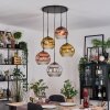 Koyoto Hanglamp, Kogellampje, Cluster hanglamp Chroom, Goud, Duidelijk, Koperkleurig, Rookkleurig, 5-lichts