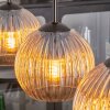 Koyoto Hanglamp, Kogellampje, Hanglamp Amber, 4-lichts