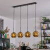 Koyoto Hanglamp, Kogellampje, Hanglamp Goud, 4-lichts