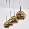 Koyoto Hanglamp, Kogellampje, Hanglamp Goud, 4-lichts