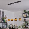 Koyoto Hanglamp, Kogellampje, Hanglamp Goud, 4-lichts