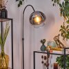 Koyoto Staande lamp, Booglampen Chroom, Zwart, 1-licht