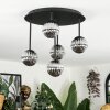 Chehalis Plafondlamp, Kogellampje Rookkleurig, 5-lichts