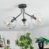 Koyoto Plafondlamp, Kogellampje 42 cm Duidelijk, 3-lichts