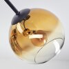 Koyoto Plafondlamp, Kogellampje 42 cm Goud, Duidelijk, 3-lichts