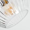 Ripoll Plafondlamp, Kogellampje Amber, Duidelijk, Rookkleurig, 3-lichts