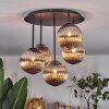Chehalis Plafondlamp, Kogellampje Rookkleurig, 5-lichts