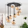 Gastor Plafondlamp, Kogellampje Amber, 9-lichts
