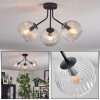 Koyoto Plafondlamp, Kogellampje Duidelijk, 3-lichts