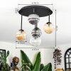 Chehalis Plafondlamp, Kogellampje Amber, Duidelijk, Rookkleurig, 5-lichts