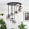 Gastor Plafondlamp, Kogellampje Duidelijk, Rookkleurig, 9-lichts