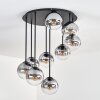 Gastor Plafondlamp, Kogellampje Duidelijk, Rookkleurig, 9-lichts