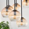 Koyoto Plafondlamp, Kogellampje Amber, Duidelijk, 9-lichts