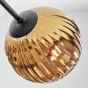 Ripoll Plafondlamp, Kogellampje Goud, 3-lichts