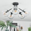 Koyoto Plafondlamp, Kogellampje 52 cm Duidelijk, 5-lichts