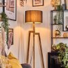 Soungou Staande lamp Natuurlijke kleuren, Zwart, 1-licht