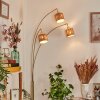 Granja Staande lamp Messing, Zwart, 3-lichts