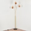 Granja Staande lamp Messing, Zwart, 3-lichts