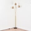 Ramila Staande lamp Messing, Zwart, 3-lichts