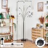 Bassagoda Staande lamp Chroom, Zwart, 5-lichts