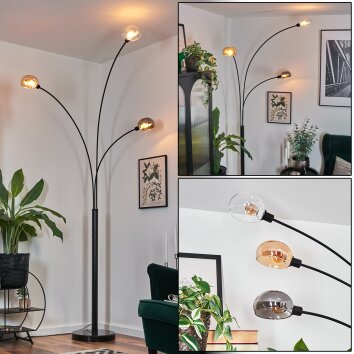Nikkala Staande lamp Zwart, 3-lichts