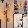 Koyoto Staande lamp 31 cm Amber, Duidelijk, Rookkleurig, 5-lichts