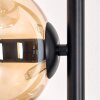 Koyoto Staande lamp 31 cm Amber, Duidelijk, Rookkleurig, 5-lichts