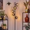 Koyoto Staande lamp 31 cm Chroom, Duidelijk, Rookkleurig, 5-lichts
