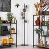 Koyoto Staande lamp 31 cm Chroom, Duidelijk, Rookkleurig, 5-lichts